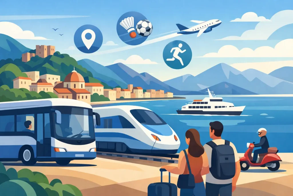 Come spostarsi a Salerno durante le European University Game 2026