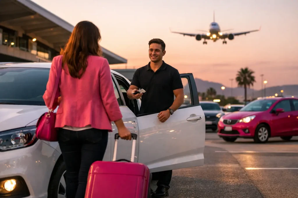 Noleggio auto per arrivi serali senza attese