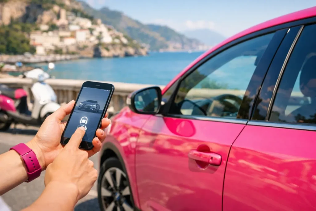 Come ritirare un’auto con lo smartphone