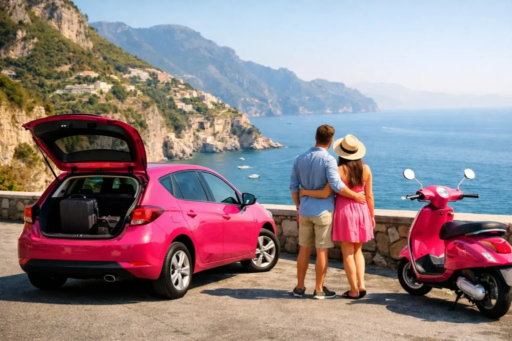 Noleggio auto per vacanze in Italia senza attese
