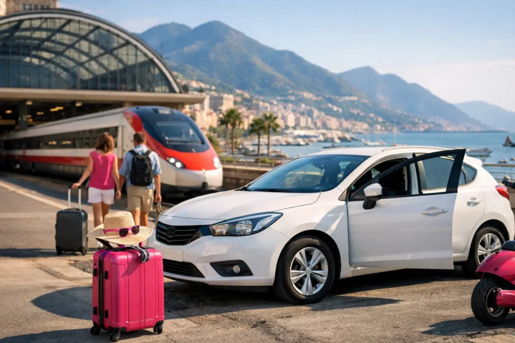 Noleggio auto stazione Salerno, parti smart